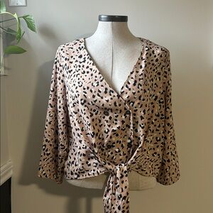 THE GOOD JANE leopard blouse